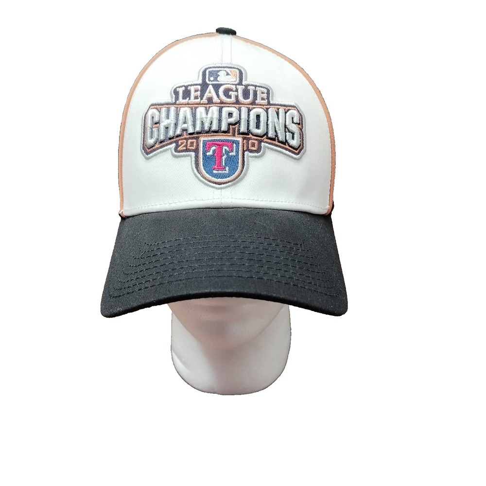 New Era Mens‎ MLB Texas Ranger League Champions World Series 2010 Hats One Size